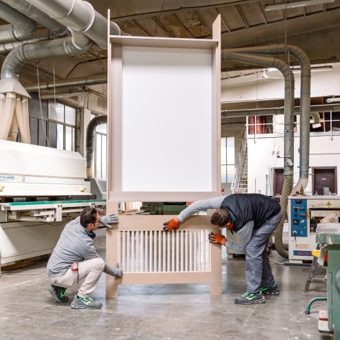 Foto del laboratorio di Centro Infissi Rondanini